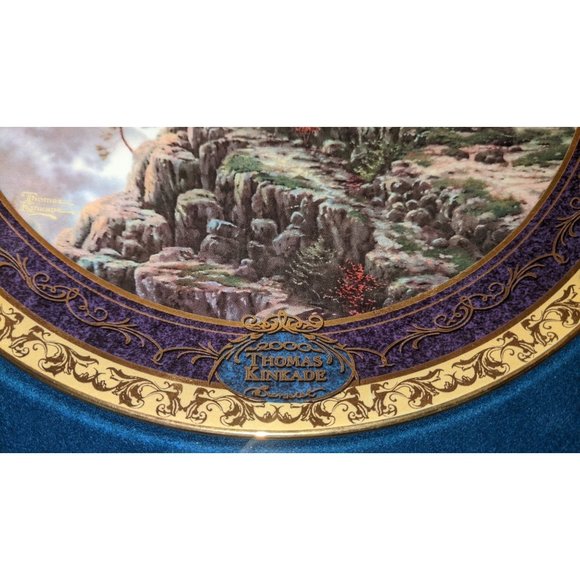 Bradford exchange Thomas Kinkade Sunrise collectors plate limited year 2000 - Picture 3 of 6
